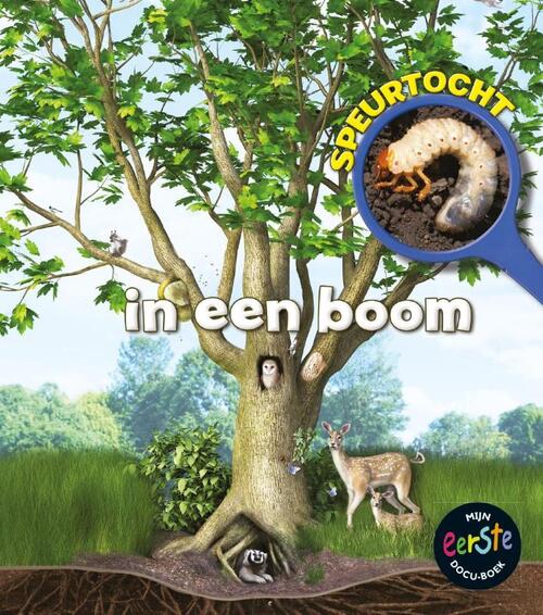 In een boom