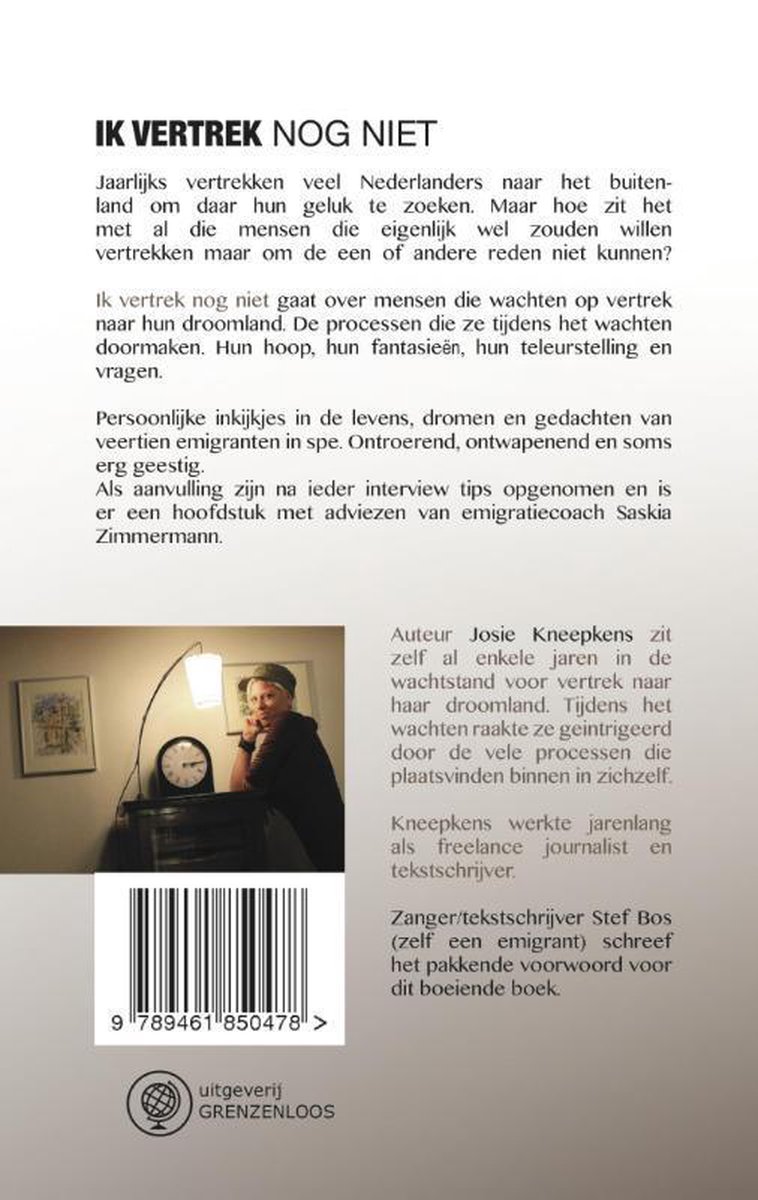 Uitgeverij Grenzenloos Ik vertrek nog niet