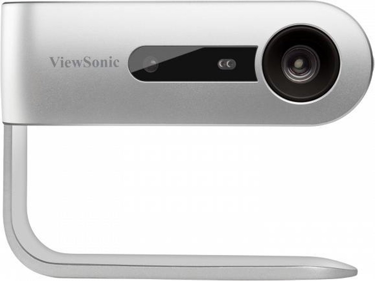 Viewsonic M1 beamer/projector 250 ANSI lumens DLP WVGA (854x480) Desktopprojector Zilver - Grijs