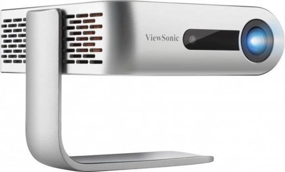 Viewsonic M1 beamer/projector 250 ANSI lumens DLP WVGA (854x480) Desktopprojector Zilver - Grijs