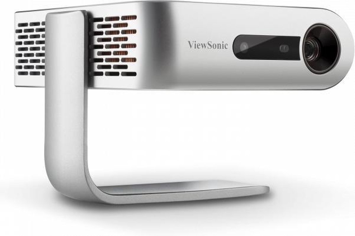 Viewsonic M1 beamer/projector 250 ANSI lumens DLP WVGA (854x480) Desktopprojector Zilver - Grijs