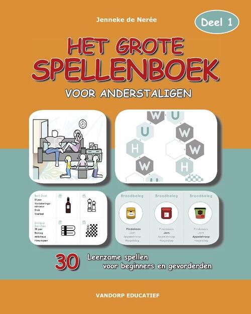 Uitgeverij Vandorp Educatief Het Grote Spellenboek voor Anderstaligen