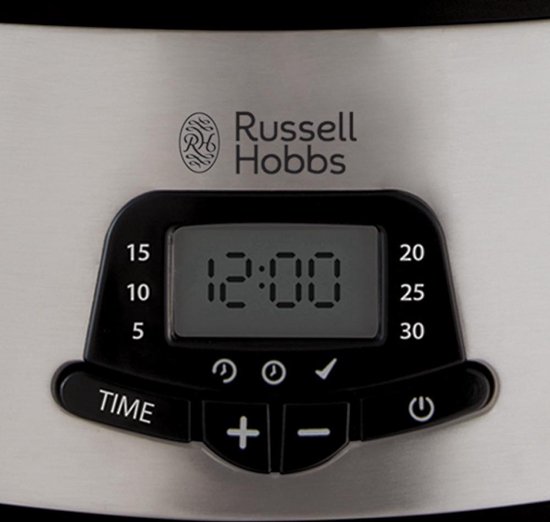 Russell Hobbs MaxiCook 3 Tier Digital Food Steamer 23560-56 - Zwart