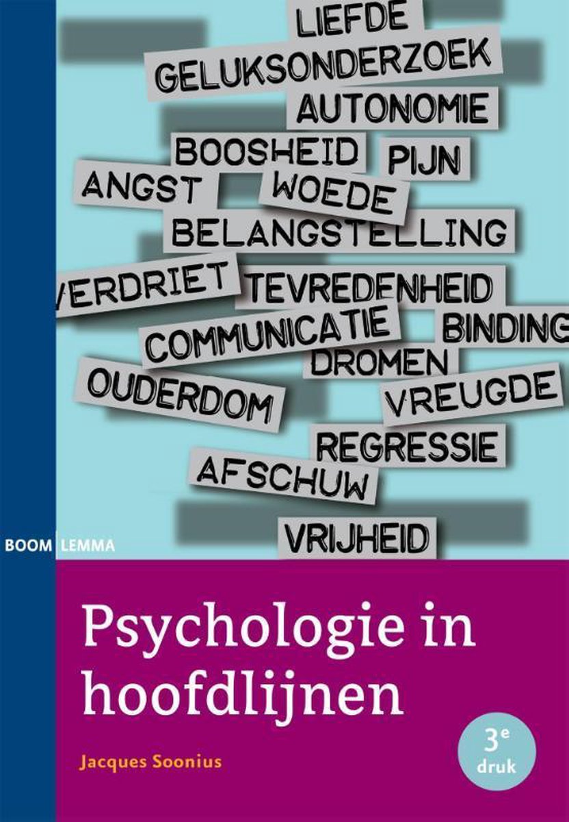 Boom Uitgevers Psychologie in hoofdlijnen