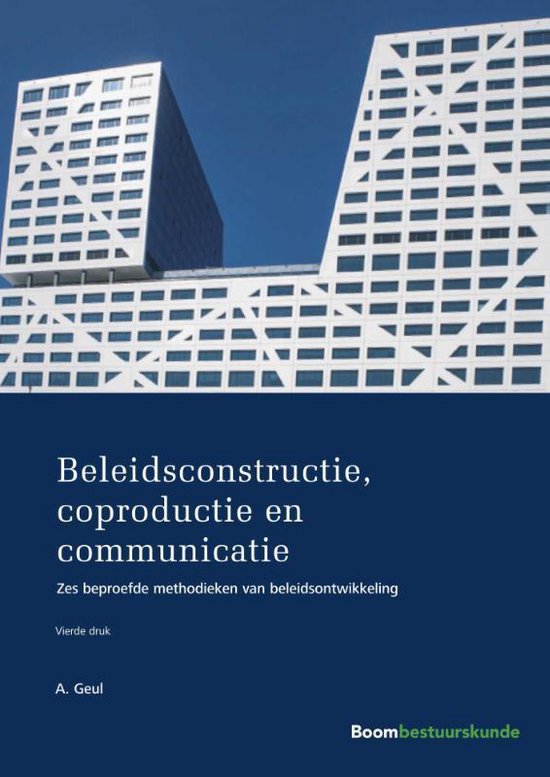 Boom Uitgevers Beleidsconstructie, coproductie en communicatie