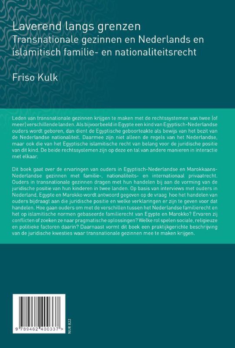 Wolf Legal Publishers Laverend langs grenzen