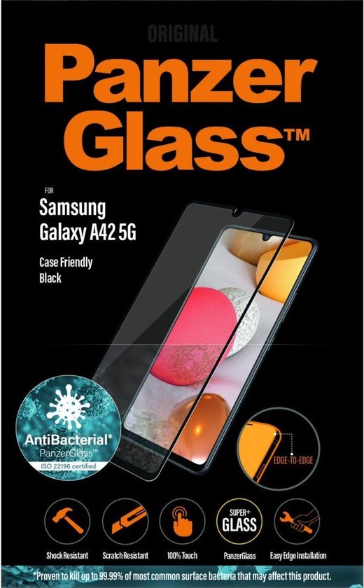 PanzerGlass Case Friendly Samsung Galaxy A42 Screenprotector Glas