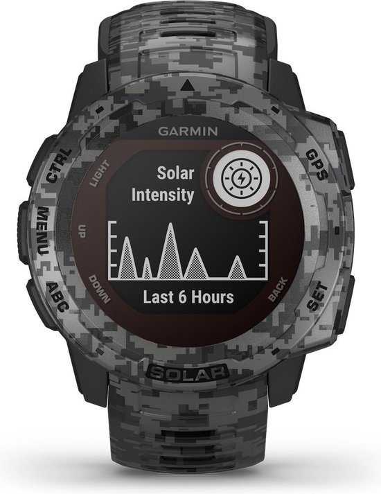 Garmin Instinct Solar Camo - Zwart