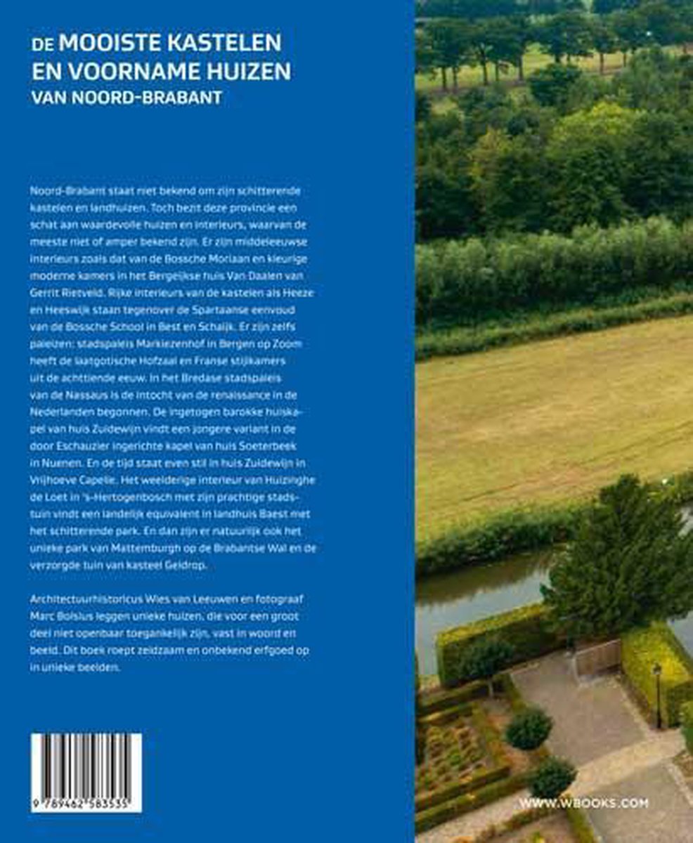 Uitgeverij Wbooks De mooiste kastelen en voorname huizen van Noord-Brabant