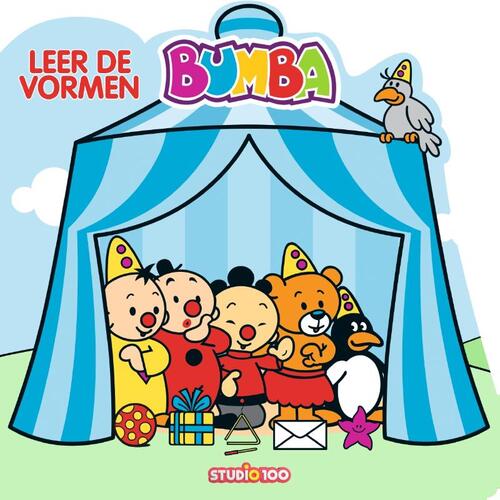 Studio 100 Bumba : kartonboek met vormtabs - Leer de vormen