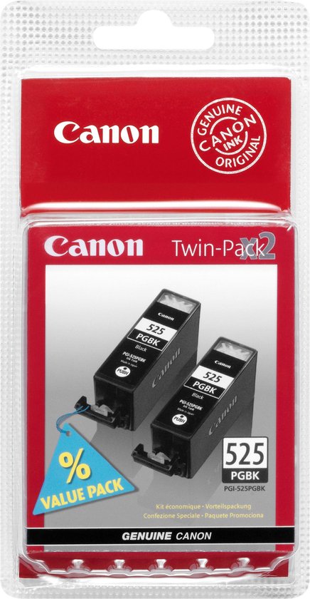 Canon PGI-525 Twin Pack inktcartridge Original Foto Multipack 2 stuk(s) - Negro