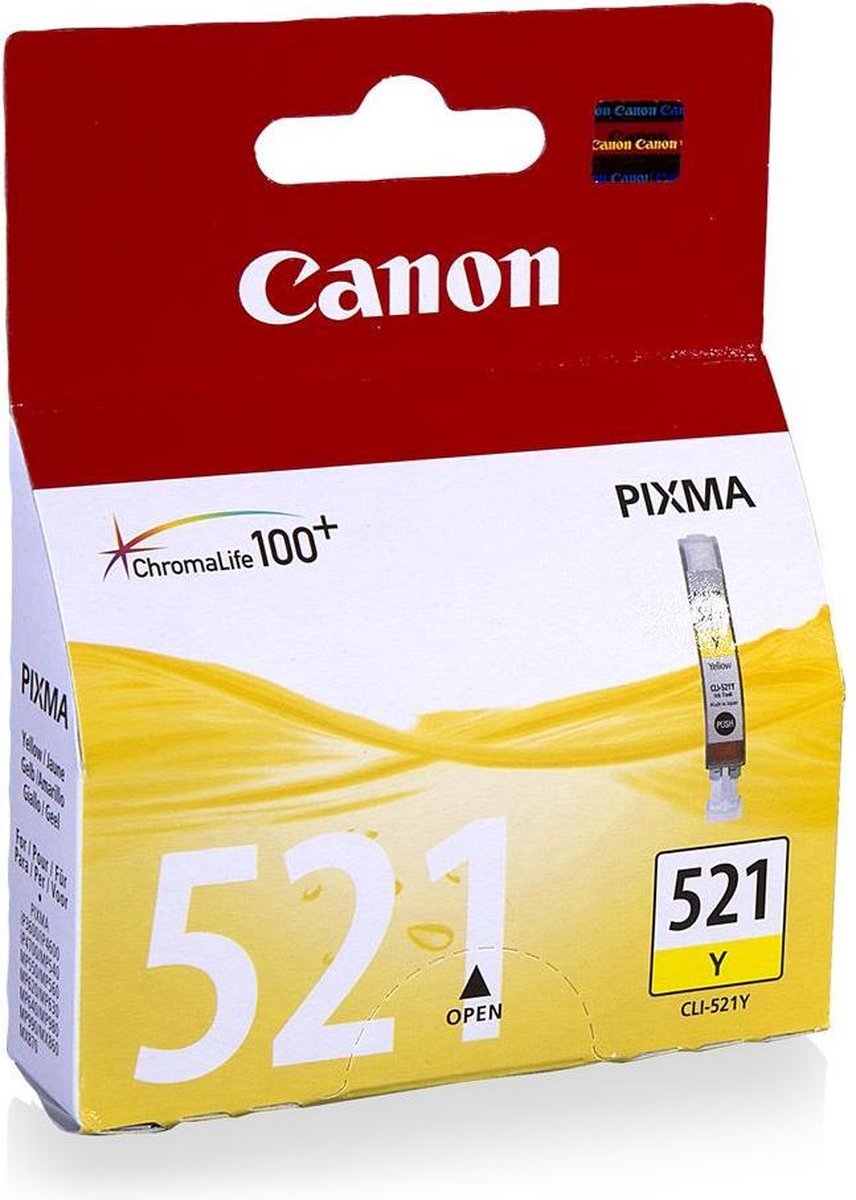 Canon CLI-521Y Inktcartridge - - Geel