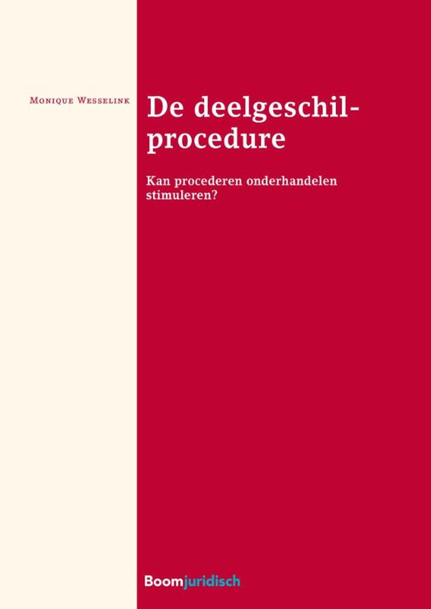 De deelgeschilprocedure