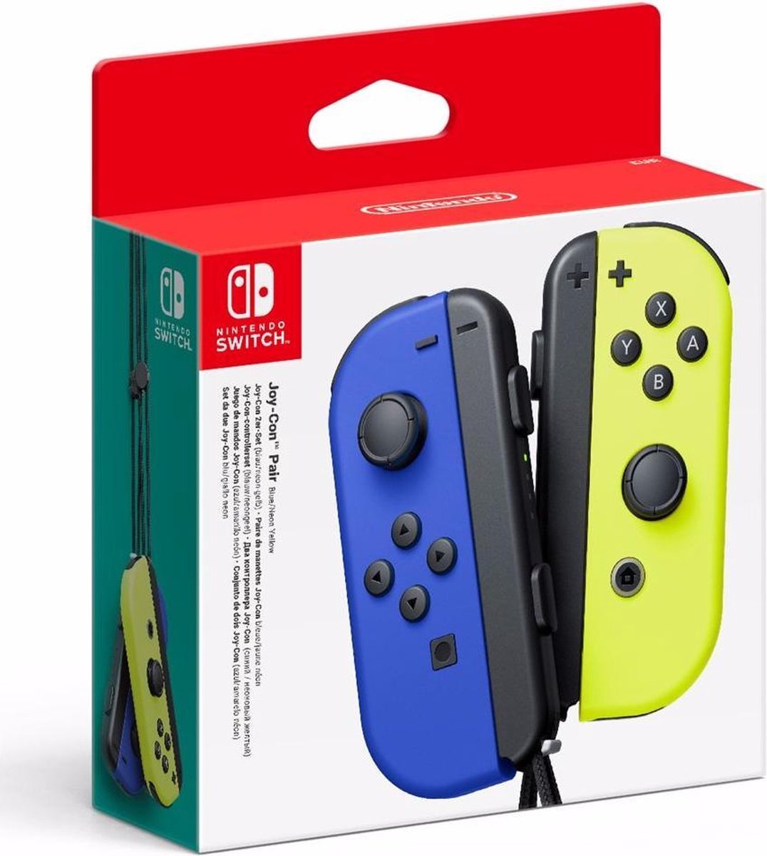 Nintendo Switch Joy-Con set Blauw/Neon - Geel