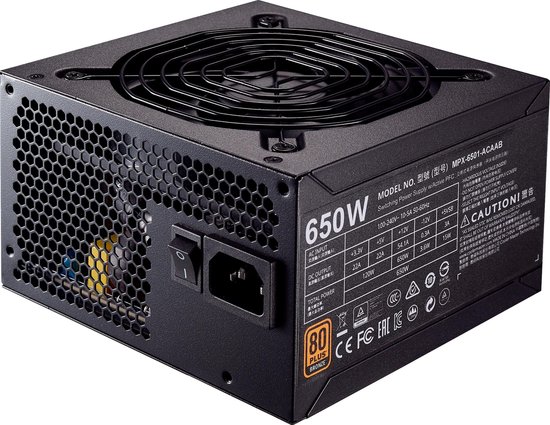 Coolermaster MWE 650 Bronze V2 power supply unit 750 W 20+4 pin ATX ATX - Zwart