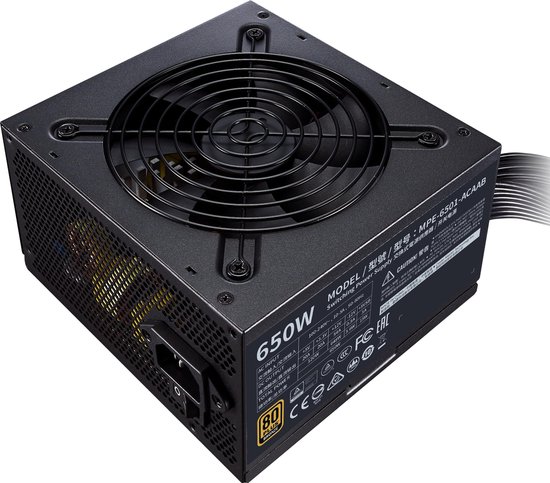 Coolermaster MWE 650 Bronze V2 power supply unit 750 W 20+4 pin ATX ATX - Zwart