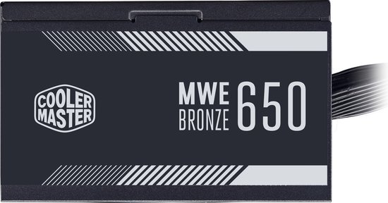 Coolermaster MWE 650 Bronze V2 power supply unit 750 W 20+4 pin ATX ATX - Zwart