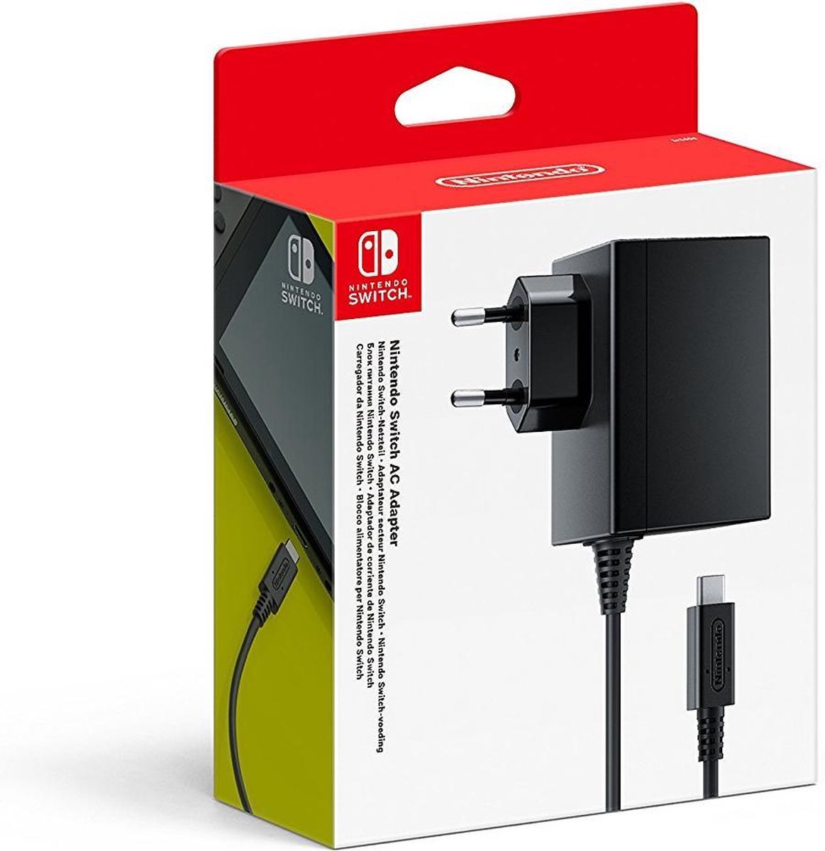 Nintendo AC adapter voor Switch - Negro