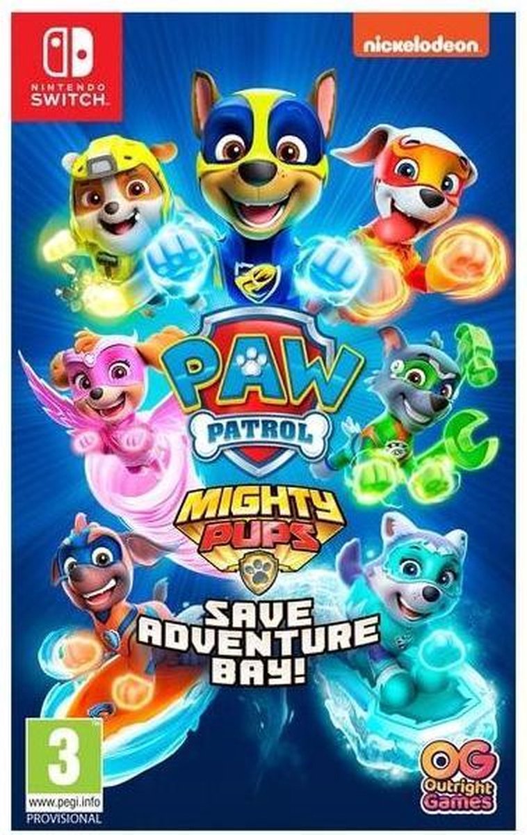 Namco Paw Patrol - Mighty Pups Save Adventure Bay