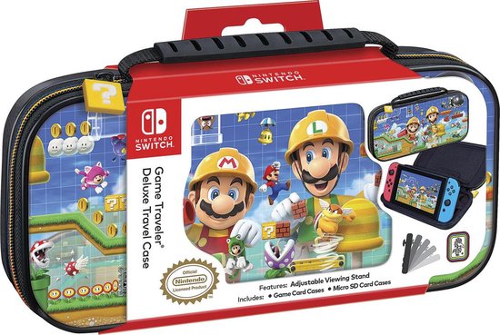 Official Mario Maker Travel Case Nintendo Switch