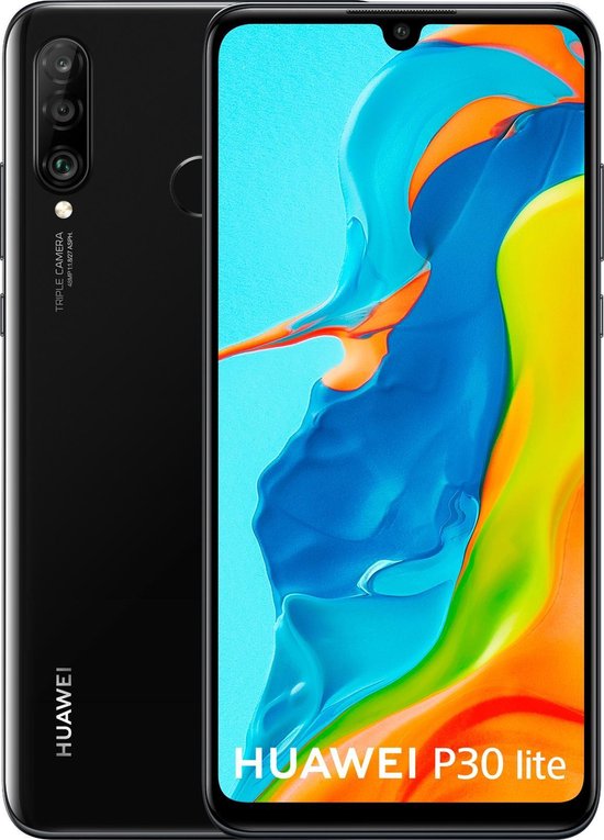 Huawei P30 Lite - 128 GB Dual-sim - Zwart