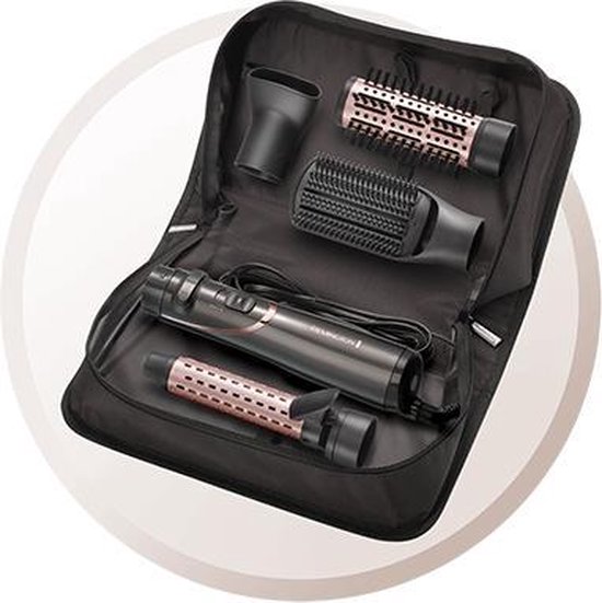 Remington Curl & Straight Confidence Roterende Fohnborstel AS8606 - Zwart