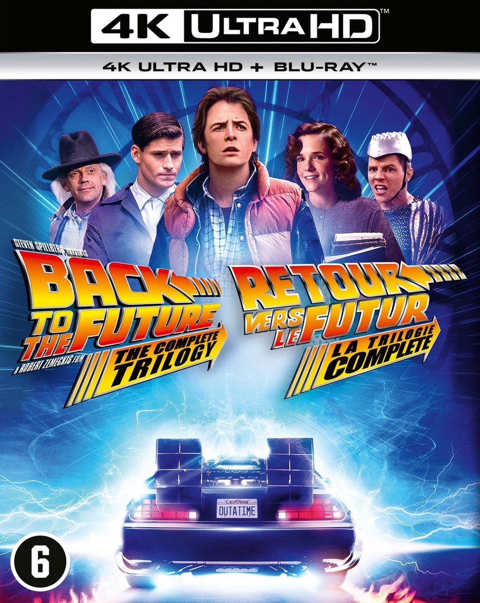 VSN / KOLMIO MEDIA Back To The Future Trilogy (4K Ultra HD + Blu-Ray)