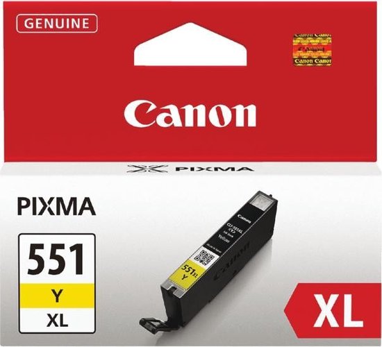 Canon CLI-551XL Cartridge - Amarillo