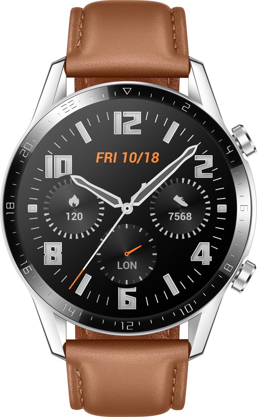 Huawei Watch GT 2 Zilver/ 46mm - Plata