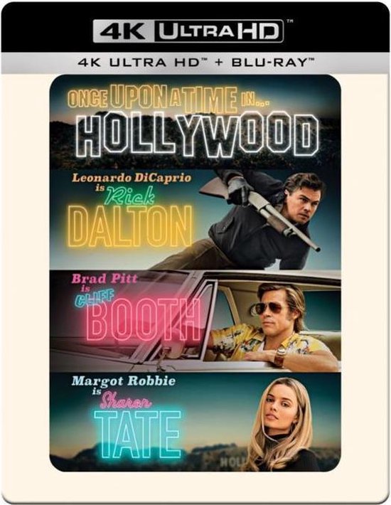 VSN / KOLMIO MEDIA Once Upon A Time In Hollywood (Steelbook) (4K Ultra HD En Blu-Ray)