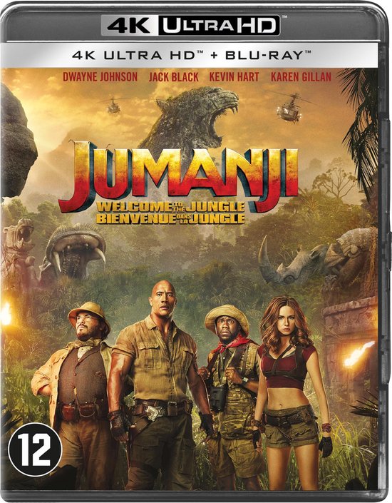 VSN / KOLMIO MEDIA Jumanji - Welcome To The Jungle (4K Ultra HD + Blu-Ray)