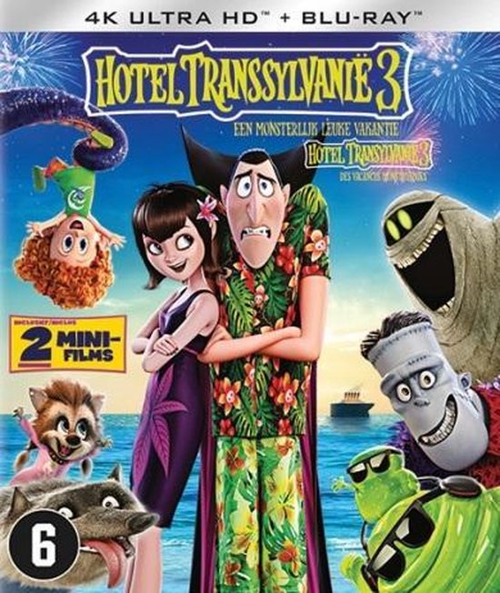 VSN / KOLMIO MEDIA Hotel Transsylvanië 3 - Een Monsterlijk Leuke Vakantie (4K Ultra HD + Blu-Ray)