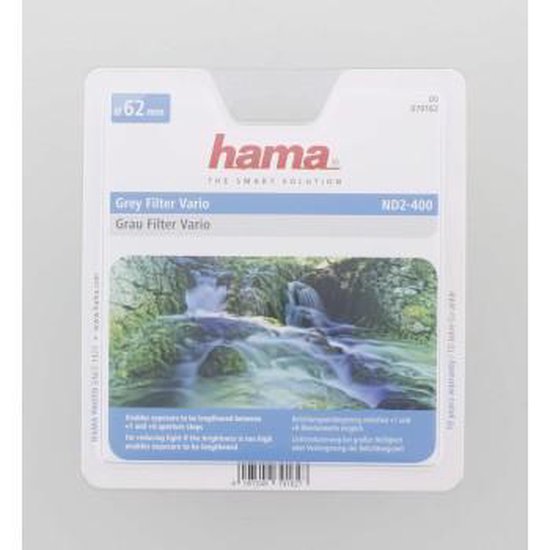 Hama Variabel ND2-400filter 62mm - Grijs