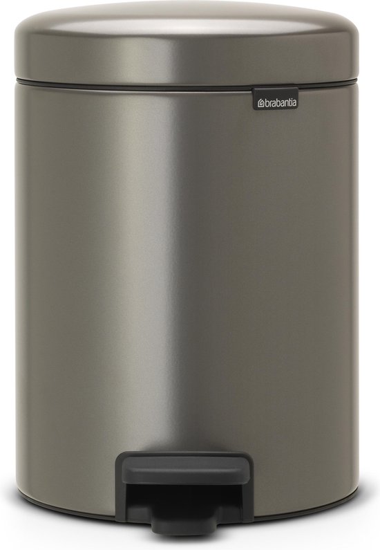 Brabantia newIcon 5L Platinum - Grijs