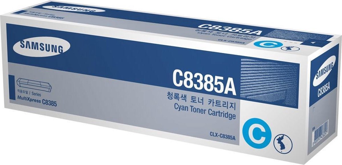 Samsung CLX-C8385A Origineel Cyaan 1 stuk(s) - Blauw