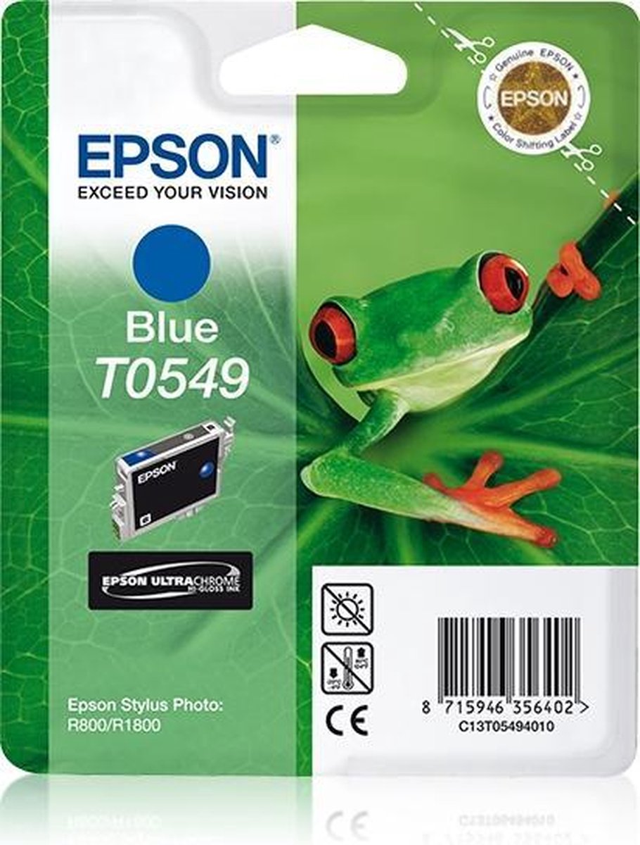 Epson T0549 - Inktcartridge / Cyaan - Blauw