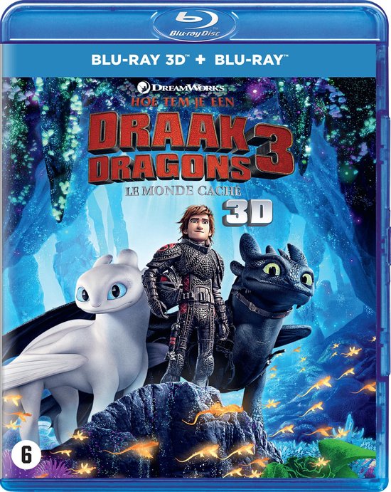 Hoe Tem Je Een Draak 3 (How To Train Your Dragon 3) (3D En 2D Blu-Ray)