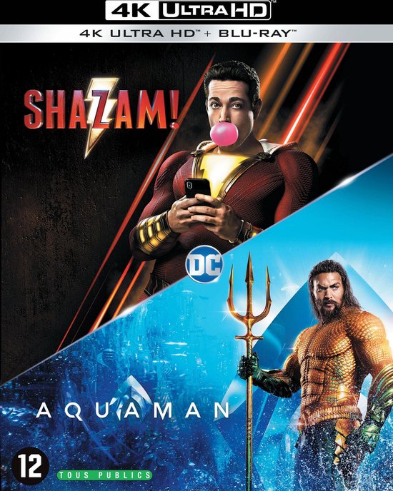 Aquaman + Shazam! (4K Ultra HD En Blu-Ray)