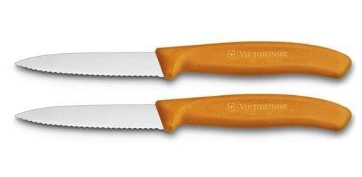 Victorinox 2x Groente-/Schilmesje Kartel - Oranje