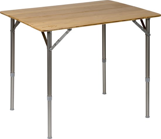 Bo-Camp Suffolk 80 x 60 cm Campingtafel - Bruin