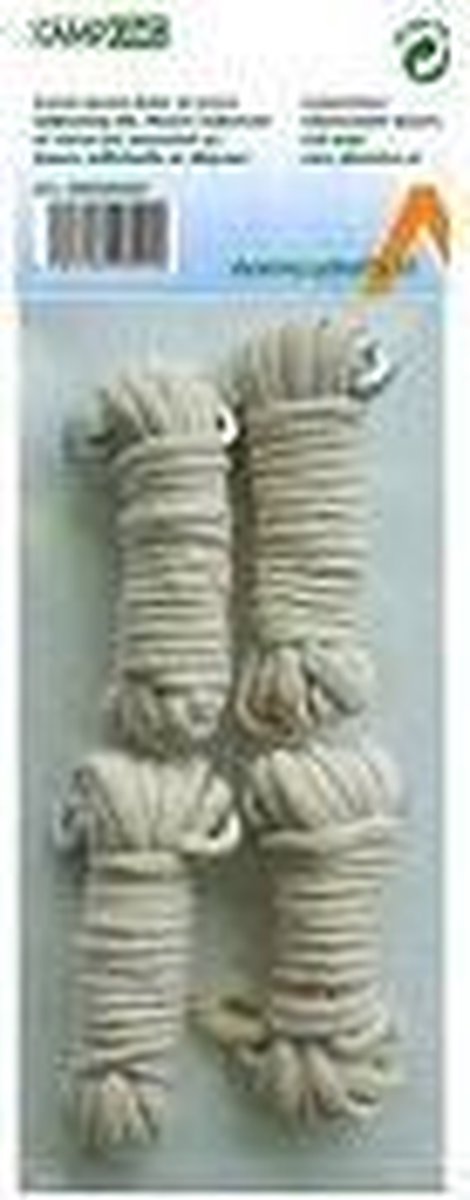 CampKing Katoenen Scheerlijn (4 stuks) - Beige