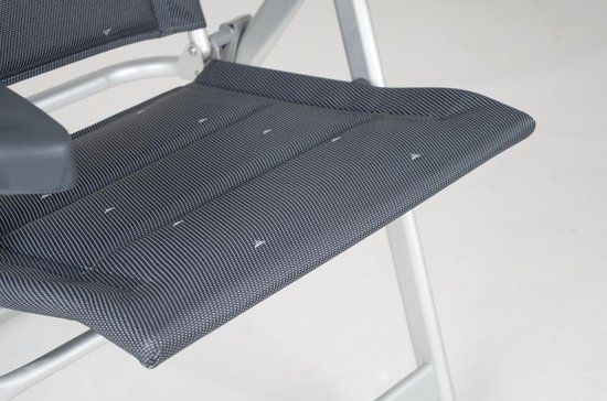 Crespo AL-237 Deluxe Campingstoel - Donkergrijs