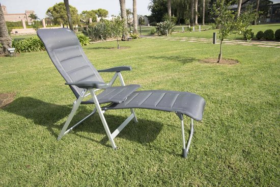 Crespo AL-237 Deluxe Campingstoel - Donkergrijs