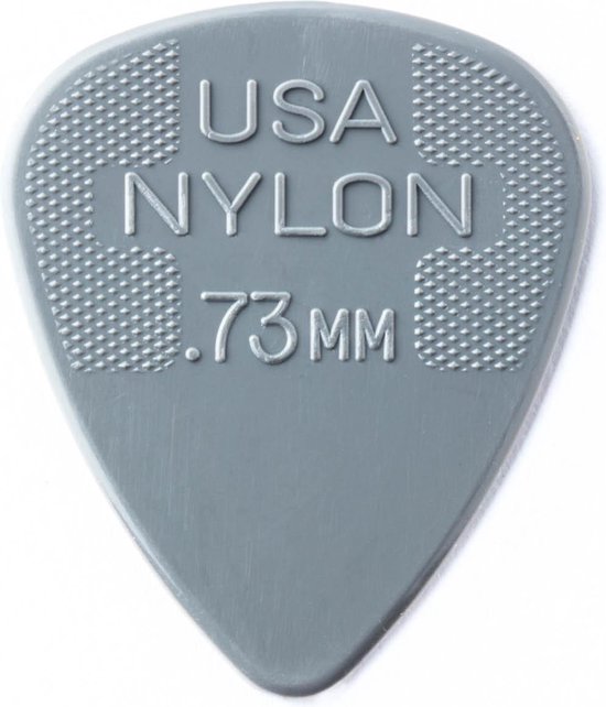 Dunlop Nylon Standard 0.73mm 12-pack plectrumset grijs