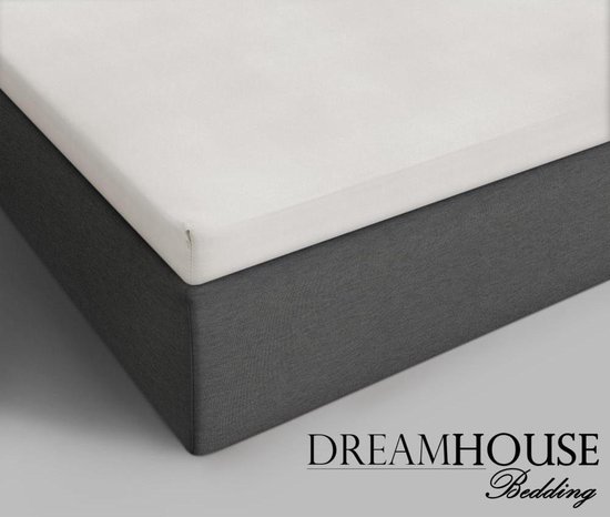 Dreamhouse Hsl Dhb Topper Katoen Cream 160x200 - Wit