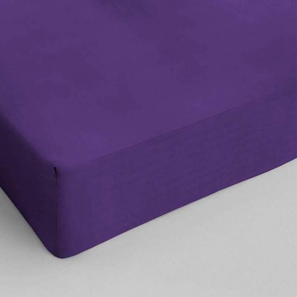 Dreamhouse Katoen Hoeslaken - 1-persoons (80x200 Cm) - Paars
