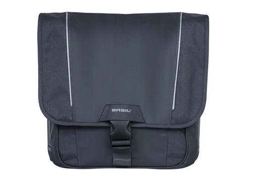 Basil Dubbele Fietstas Sport Design Mik 32 Liter Antraciet - 17788 - Grijs