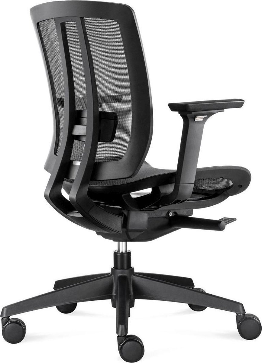 24Designs Alpha Synchro-4 Ergonomische Bureaustoel En1335 - Onderstel - Zwart