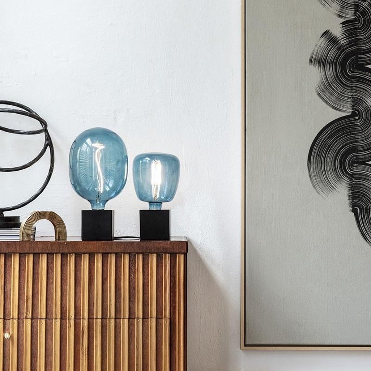 Calex - Led Tafellamp - Tafelverlichting - Raho - E27 Fitting - Vierkant - Beton - Kunststof - Grijs