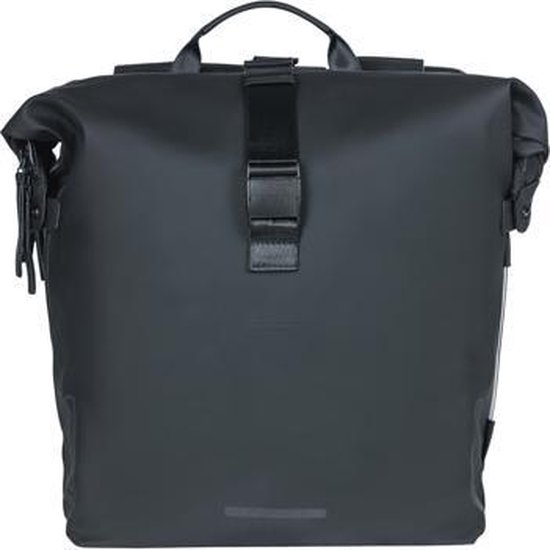 Basil Fietstas Dubbel Soho Nordlicht 41 Liter Polyester - Zwart